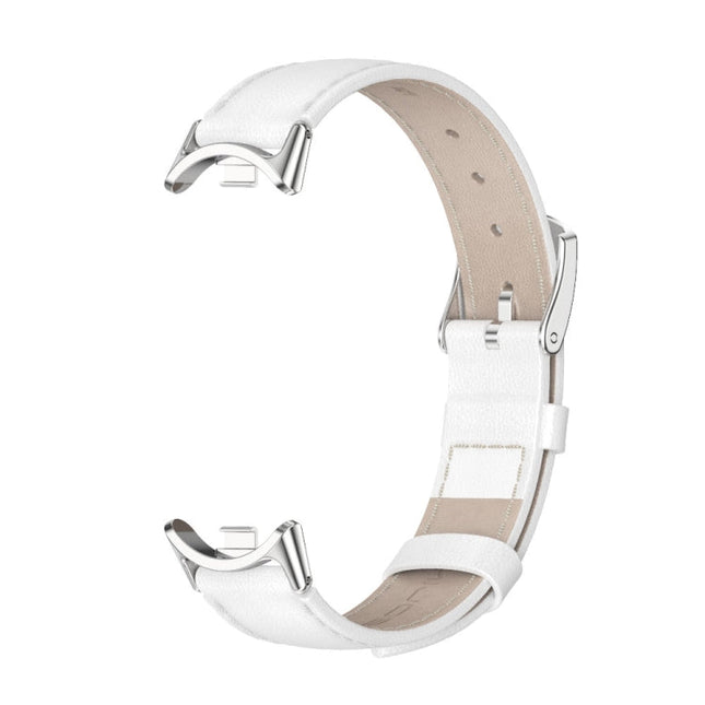 Mijobs Genuine Leather Watch Band, For Xiaomi Smart Band 10 / 9 / 8