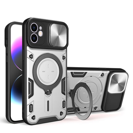 CD Texture Sliding Camshield Magnetic Holder Phone Case, For iPhone 12, For iPhone 12 Pro Max, For iPhone 12 Pro, For iPhone 11 Pro Max