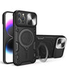 CD Texture Sliding Camshield Magnetic Holder Phone Case, For iPhone 15 Pro, For iPhone 15 Plus, For iPhone 14, For iPhone 14 Pro, For iPhone 11 Pro Max