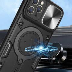 CD Texture Sliding Camshield Magnetic Holder Phone Case, For iPhone 13, For iPhone 12, For iPhone 12 Pro Max, For iPhone 12 Pro, For iPhone 11 Pro Max