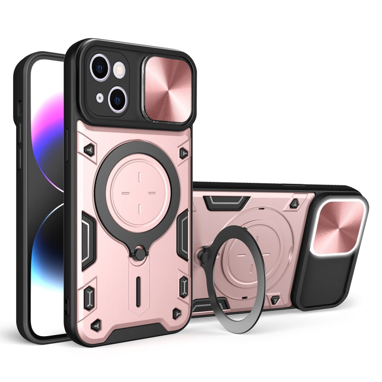 CD Texture Sliding Camshield Magnetic Holder Phone Case, Series 3