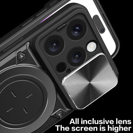 CD Texture Sliding Camshield Magnetic Holder Phone Case, For iPhone 16, For iPhone 15 Pro Max, For iPhone 15 Pro, For iPhone 15 Plus
