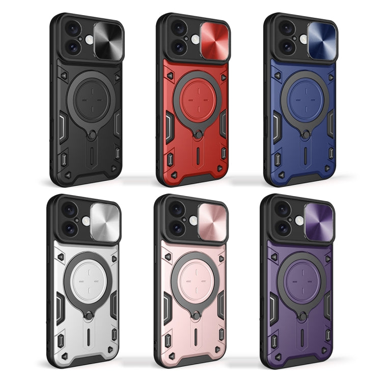 CD Texture Sliding Camshield Magnetic Holder Phone Case, For iPhone 16 Plus, For iPhone 13 Pro, For iPhone 12, For iPhone 12 Pro Max, For iPhone 11