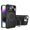 CD Texture Sliding Camshield Magnetic Holder Phone Case, For iPhone 16 Plus, For iPhone 13 Pro, For iPhone 12, For iPhone 12 Pro Max, For iPhone 11