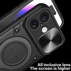CD Texture Sliding Camshield Magnetic Holder Phone Case