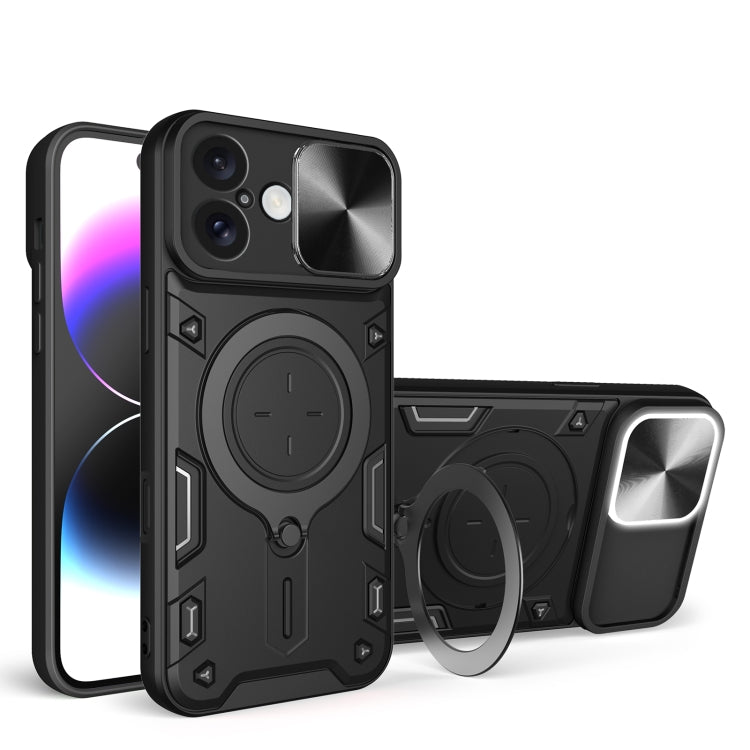 CD Texture Sliding Camshield Magnetic Holder Phone Case, Series 2