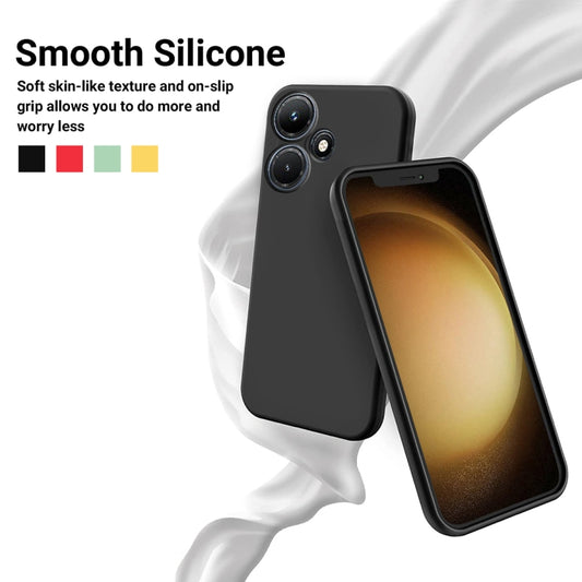 Pure Color Liquid Silicone Shockproof Phone Case, For Infinix Hot 30, For Infinix Hot 30 5G, For Infinix Hot 30i, For Infinix Hot 30 Play