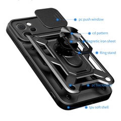 Sliding Camera Cover Design TPU+PC Phone Case, For Huawei nova Y61