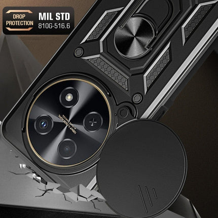 Sliding Camera Cover Design TPU+PC Phone Case