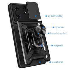 Sliding Camera Cover Design TPU+PC Phone Case, For Tecno Spark 10 Pro, For Tecon Pova 5