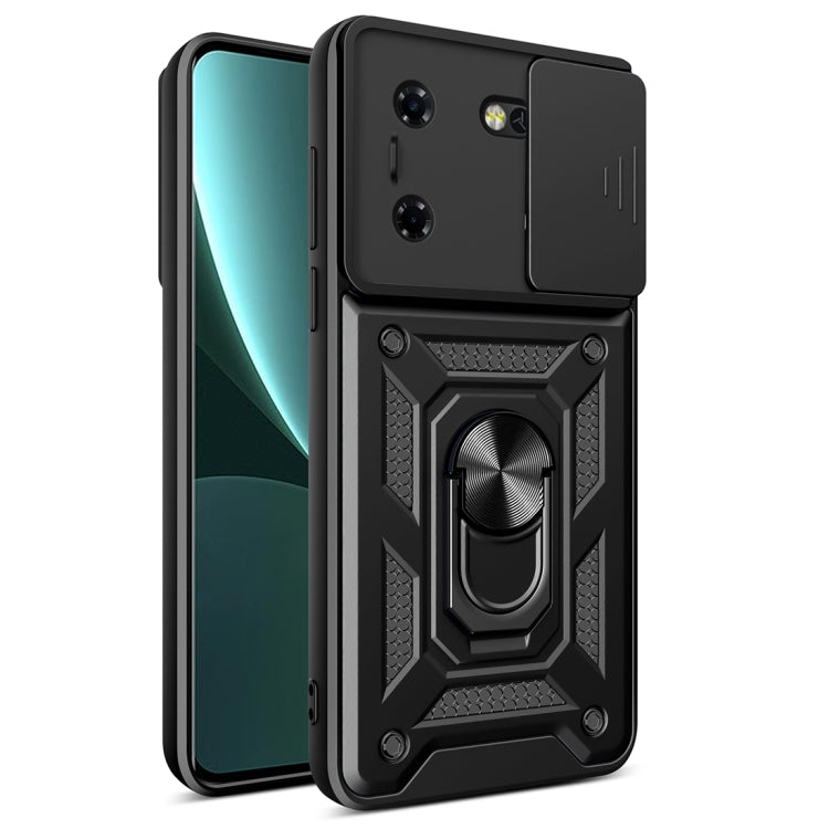 Sliding Camera Cover Design TPU+PC Phone Case, For Tecon Pova 5, For Tecno Spark 10 Pro