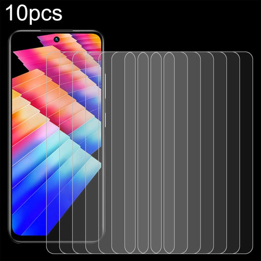 10pcs 0.26mm 9H 2.5D Tempered Glass Film, For Infinix Hot 30 Play NFC, For Infinix Hot 30 5G, For Infinix Hot 9 Lite, For Infinix GT 10 Pro, For Infinix Zero 30, For Infinix Zero 30 4G, For Infinix Note 30 Pro, For Infinix Note 30i, For Infinix Smart 7 HD