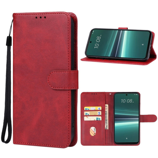Leather Phone Case, For HTC U24 Pro