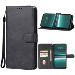 Leather Phone Case, For HTC U24 Pro
