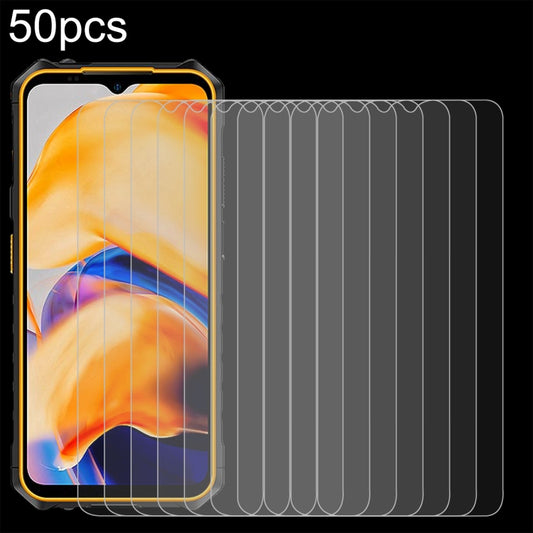 50pcs 0.26mm 9H 2.5D Tempered Glass Film, For Ulefone Armor X13, For Ulefone Armor 22, For Ulefone Armor 21, For Ulefone Armor X12 Pro, For Ulefone Power Armor X11, For Ulefone Note 15