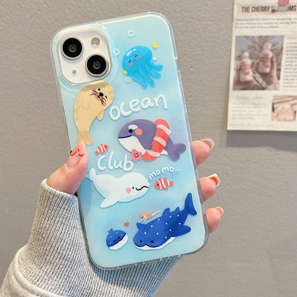 IMD Cute Animal Pattern Phone Case, For iPhone 13 Pro, For iPhone 12 Pro Max, For iPhone 12 Pro, For iPhone 12