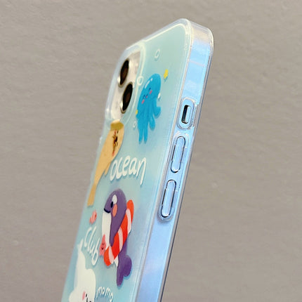 IMD Cute Animal Pattern Phone Case, For iPhone 13 Pro, For iPhone 12 Pro Max, For iPhone 12 Pro, For iPhone 12