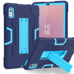 Contrast Color Silicone Hybrid PC Tablet Case with Holder, For Lenovo Tab M11/ Xiaoxin Pad 11 2024, For Lenovo Tab M8 4th Gen, For Lenovo Tab M9 / TB-310FU