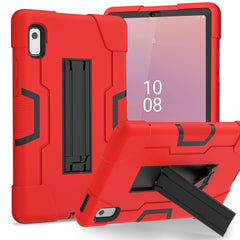 Contrast Color Silicone Hybrid PC Tablet Case with Holder, For Lenovo Tab M11/ Xiaoxin Pad 11 2024, For Lenovo Tab M8 4th Gen, For Lenovo Tab M9 / TB-310FU