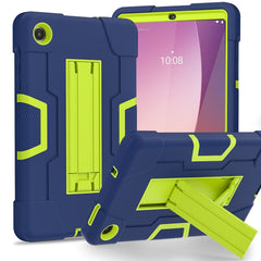 Contrast Color Silicone Hybrid PC Tablet Case with Holder, For Lenovo Tab M11/ Xiaoxin Pad 11 2024, For Lenovo Tab M8 4th Gen, For Lenovo Tab M9 / TB-310FU