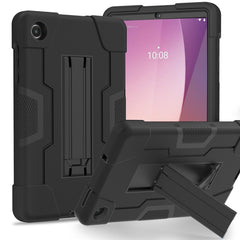 Contrast Color Silicone Hybrid PC Tablet Case with Holder, For Lenovo Tab M11/ Xiaoxin Pad 11 2024, For Lenovo Tab M8 4th Gen, For Lenovo Tab M9 / TB-310FU