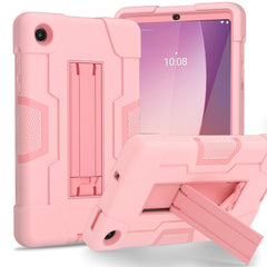 Contrast Color Silicone Hybrid PC Tablet Case with Holder, For Lenovo Tab M11/ Xiaoxin Pad 11 2024, For Lenovo Tab M8 4th Gen, For Lenovo Tab M9 / TB-310FU