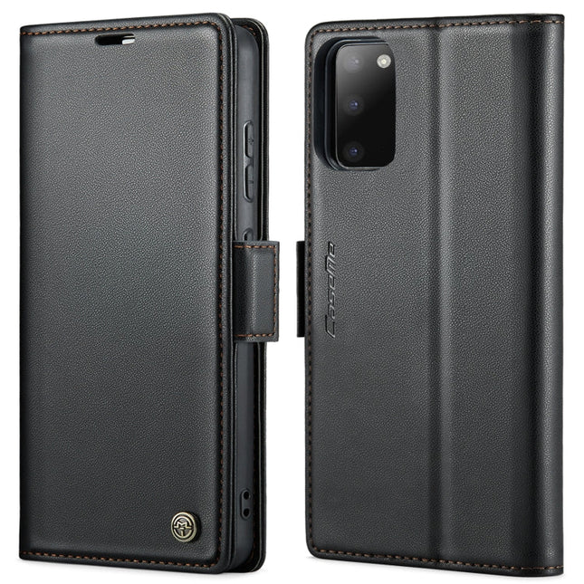 CaseMe 023 Butterfly Buckle Litchi Texture RFID Anti-theft Leather Phone Case, For Samsung Galaxy S20, For Samsung Galaxy S20+, For Samsung Galaxy A71 4G, For Samsung Galaxy A51 4G/M40s