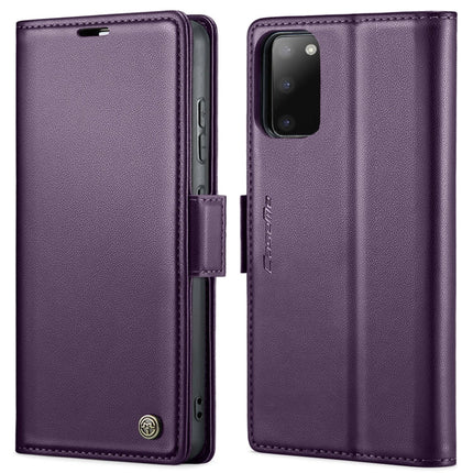 CaseMe 023 Butterfly Buckle Litchi Texture RFID Anti-theft Leather Phone Case, For Samsung Galaxy S20, For Samsung Galaxy S20+, For Samsung Galaxy A71 4G, For Samsung Galaxy A51 4G/M40s