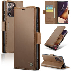 CaseMe 023 Butterfly Buckle Litchi Texture RFID Anti-theft Leather Phone Case