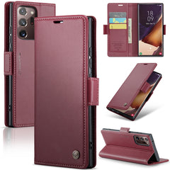 CaseMe 023 Butterfly Buckle Litchi Texture RFID Anti-theft Leather Phone Case