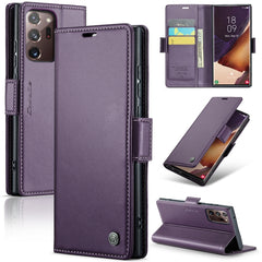 CaseMe 023 Butterfly Buckle Litchi Texture RFID Anti-theft Leather Phone Case