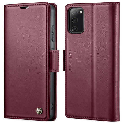 CaseMe 023 Butterfly Buckle Litchi Texture RFID Anti-theft Leather Phone Case, For Samsung Galaxy A12 5G, For Samsung Galaxy A13 4G/5G/A04s/A04/M13 5G, For Samsung Galaxy S20 FE, For Samsung Galaxy A23