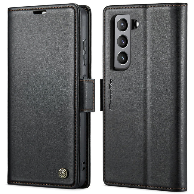 CaseMe 023 Butterfly Buckle Litchi Texture RFID Anti-theft Leather Phone Case, For Samsung Galaxy S21 FE 5G, For Samsung Galaxy A72, For Samsung Galaxy A53, For Samsung Galaxy S21 5G
