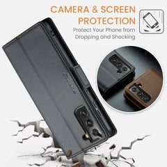 CaseMe 023 Butterfly Buckle Litchi Texture RFID Anti-theft Leather Phone Case
