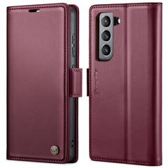 CaseMe 023 Butterfly Buckle Litchi Texture RFID Anti-theft Leather Phone Case