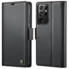 CaseMe 023 Butterfly Buckle Litchi Texture RFID Anti-theft Leather Phone Case