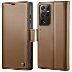 CaseMe 023 Butterfly Buckle Litchi Texture RFID Anti-theft Leather Phone Case