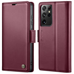 CaseMe 023 Butterfly Buckle Litchi Texture RFID Anti-theft Leather Phone Case