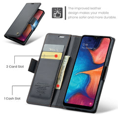 CaseMe 023 Butterfly Buckle Litchi Texture RFID Anti-theft Leather Phone Case