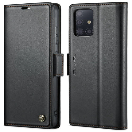 CaseMe 023 Butterfly Buckle Litchi Texture RFID Anti-theft Leather Phone Case, For Samsung Galaxy S20, For Samsung Galaxy S20+, For Samsung Galaxy A71 4G, For Samsung Galaxy A51 4G/M40s
