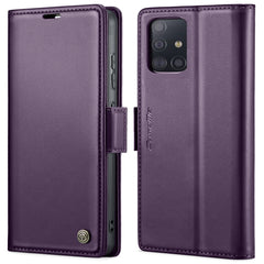 CaseMe 023 Butterfly Buckle Litchi Texture RFID Anti-theft Leather Phone Case