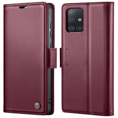 CaseMe 023 Butterfly Buckle Litchi Texture RFID Anti-theft Leather Phone Case