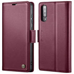 CaseMe 023 Butterfly Buckle Litchi Texture RFID Anti-theft Leather Phone Case