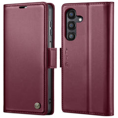 CaseMe 023 Butterfly Buckle Litchi Texture RFID Anti-theft Leather Phone Case