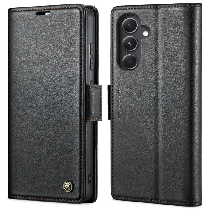 CaseMe 023 Butterfly Buckle Litchi Texture RFID Anti-theft Leather Phone Case, For Samsung Galaxy S23 FE 5G, For Samsung Galaxy A24 4G, For Samsung Galaxy A14 4G/5G, For Samsung Galaxy A34 5G