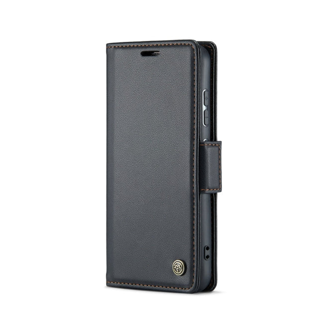 CaseMe 023 Butterfly Buckle Litchi Texture RFID Anti-theft Leather Phone Case, For Samsung Galaxy S24+, For Samsung Galaxy S24, For Samsung Galaxy A05s, For Samsung Galaxy A25 5G