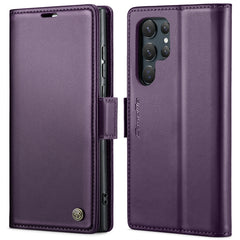 CaseMe 023 Butterfly Buckle Litchi Texture RFID Anti-theft Leather Phone Case