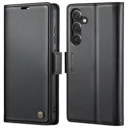 CaseMe 023 Butterfly Buckle Litchi Texture RFID Anti-theft Leather Phone Case, For Samsung Galaxy A15 4G/5G, For Samsung Galaxy A55, For Samsung Galaxy A35 5G, For Samsung Galaxy S24 Ultra