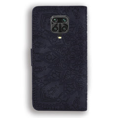 Embossed Sunflower Pattern Horizontal Flip PU Leather Case with Holder & Card Slots & Wallet & Lanyard, For Xiaomi Redmi Note 9s, For  Xiaomi Redmi Note 9 Pro, For Xiaomi Redmi Note 9 Pro Max, For Xiaomi Mi CC9 Pro / Mi Note 10 / Mi Note 10 Pro