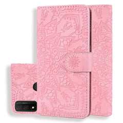 Embossed Sunflower Pattern Horizontal Flip PU Leather Case with Holder & Card Slots & Wallet & Lanyard, For Xiaomi Redmi Note 9s, For  Xiaomi Redmi Note 9 Pro, For Xiaomi Redmi Note 9 Pro Max, For Xiaomi Mi CC9 Pro / Mi Note 10 / Mi Note 10 Pro